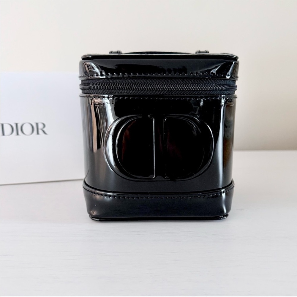 Dior Beauty Black Patent Vanity Case Bag - Picture 8 of 8